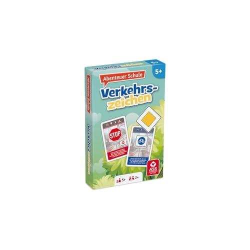 ASS Altenburger 22572844 Abenteuer Schule-Verkehrszeichen, Grün,rot von ASS Altenburger