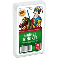 Gaigel / Binokel (Spielkarten), Club, Württembergisches Bild von ASS Altenburger Spielkarten