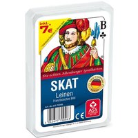 Skat, Französisches Bild, Leinenprägung von ASS Altenburger Spielkarten
