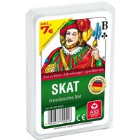 Skat, französisches Bild, Plastiketui Skat, französisches Bild, Plastiketui von ASS Altenburger Spielkarten