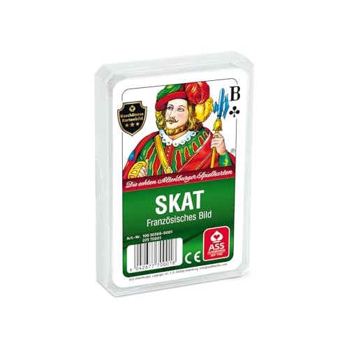 ASS Altenburger 22570001 - Skat - Französisches Bild, Plastiketui von ASS Spielkartenfabrik