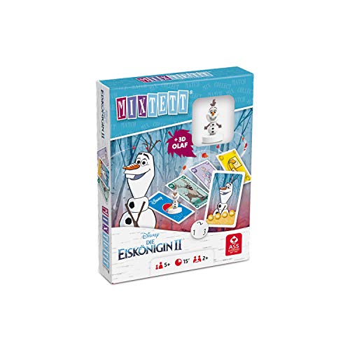 Disney Die Eiskönigin 2 - Mixtett Kartenspiel mit Spielfigur Olaf von ASS Altenburger