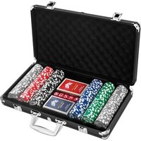 ASS 10050008 COPAG POKER SET - Dark Aluminum 300 - Casino Quality von ASS