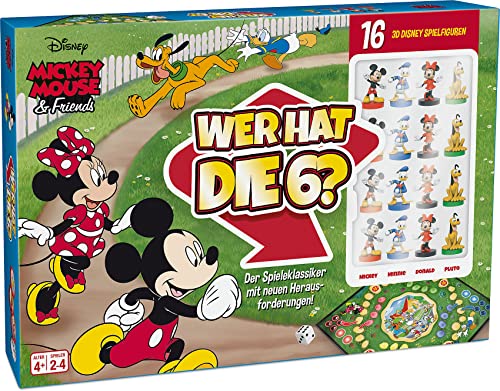 ASS Altenburger 22501060 Micky Maus Mickey Mouse & Friends-Wer hat die 6-Der Spieleklassiker mit detailgetreuen 3D Disney Spielfiguren, Mehrfarbig von ASS Altenburger