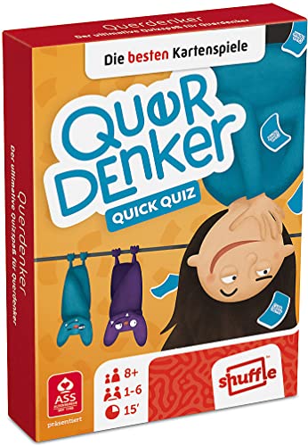 ASS 22509588 Quick Quiz-Clevere Köpfe, Kartenspiel, Einzelpack von ASS