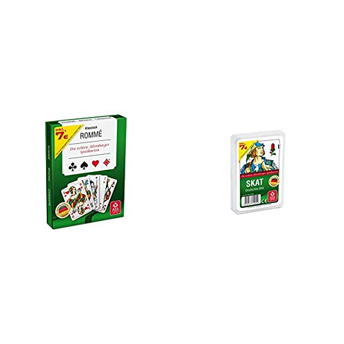 ASS Altenburger 22570071 - Kartenspiel Rommé in Stülpdeckelschachtel & Altenburger 22570205 - Skat - Deutsches Bild Kornblume, Kartenspiel ASS Altenburger 22570071 - Kartenspiel Rommé in Stülpdeckelschachtel & Altenburger 22570205 - Skat - Deutsches Bild Kornblume, Kartenspiel von ASS