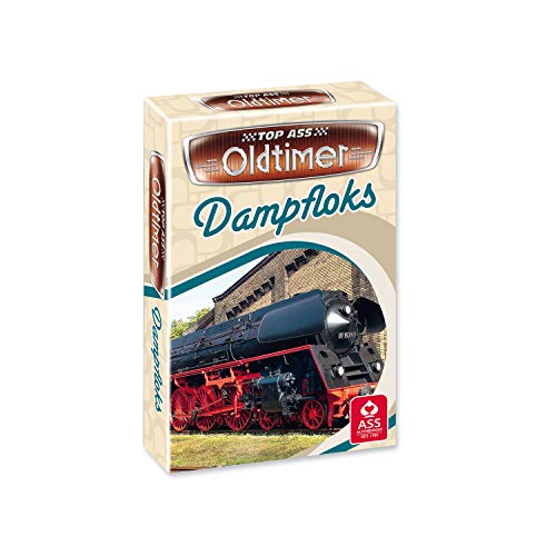 ASS Altenburger 22571453 - TOP ASS Oldtimer - Dampfloks, Quartett, Kartenspiel von ASS