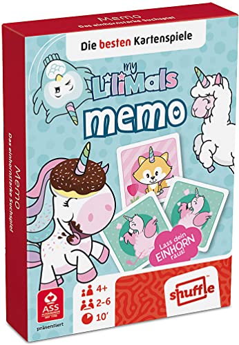 ASS Altenburger myLililmals 22577451 myLilimals-Memo (mit Einhorn, Alpaka, Flamingo und weiteren lustigen Tieren) von ASS Altenburger