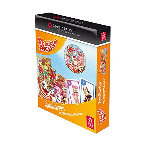 ASS Altenburger 22577505 - Sorgenfresser SpielKarten! - Die Kartenspielesammlung mit 10 Spielen in 1 Box ASS Altenburger 22577505 - Sorgenfresser SpielKarten! - Die Kartenspielesammlung mit 10 Spielen in 1 Box von ASS