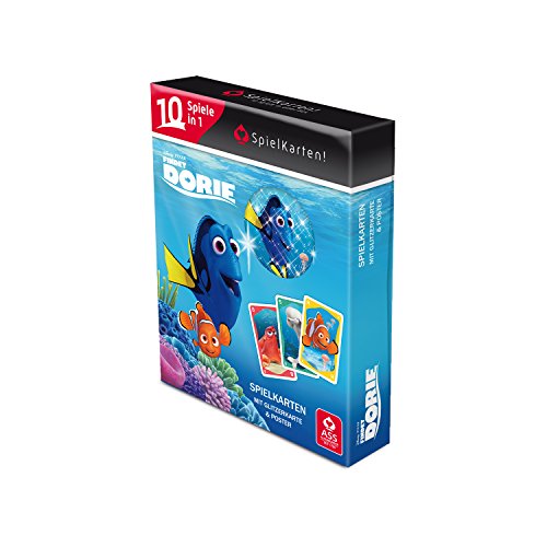 ASS Altenburger 22577506 - Findet Dory SpielKarten! - Die Kartenspielesammlung mit 10 Spielen in 1 Box von ASS