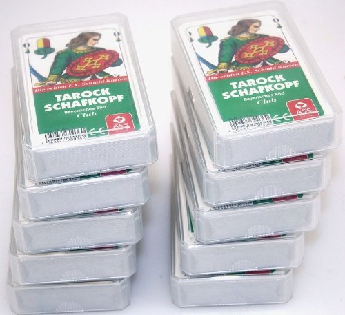 ASS Zehnerpaket TAROCK SCHAFKOPF Bayerisches Bild Spielkarten ASS Zehnerpaket TAROCK SCHAFKOPF Bayerisches Bild Spielkarten von ASS