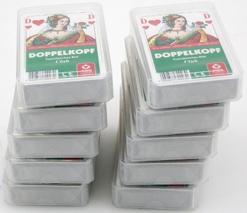 Zehnerpaket DOPPELKOPF Französisches Bild ASS Qualität Spielkarten Zehnerpaket DOPPELKOPF Französisches Bild ASS Qualität Spielkarten von ASS