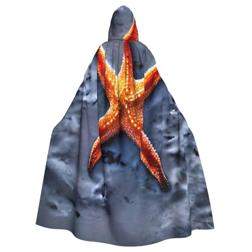 ASSORT Beach Seestern Uni Erwachsene Umhang Kapuzenumhang Hexe Robe für Halloween, Cosplay und Vampirparty ASSORT Beach Seestern Uni Erwachsene Umhang Kapuzenumhang Hexe Robe für Halloween, Cosplay und Vampirparty von ASSORT