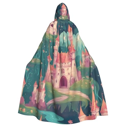 ASSORT Magic Fairy Tale Castle Uni Erwachsene Umhang Kapuzenumhang Hexenmantel für Halloween, Cosplay und Vampirparty ASSORT Magic Fairy Tale Castle Uni Erwachsene Umhang Kapuzenumhang Hexenmantel für Halloween, Cosplay und Vampirparty von ASSORT
