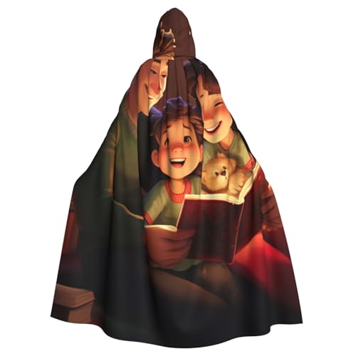 ASSORT Merry Christmas Uni Erwachsene Umhang Kapuzenumhang Hexenmantel für Halloween, Cosplay und Vampirparty von ASSORT