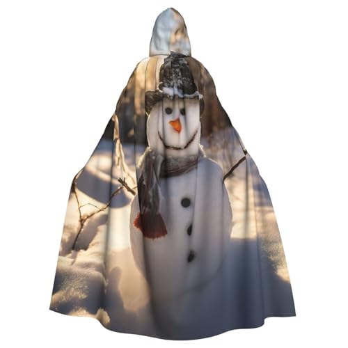 ASSORT Schild Schneemann Uni Erwachsene Umhang Kapuzenumhang Hexe Robe für Halloween, Cosplay und Vampirparty ASSORT Schild Schneemann Uni Erwachsene Umhang Kapuzenumhang Hexe Robe für Halloween, Cosplay und Vampirparty von ASSORT