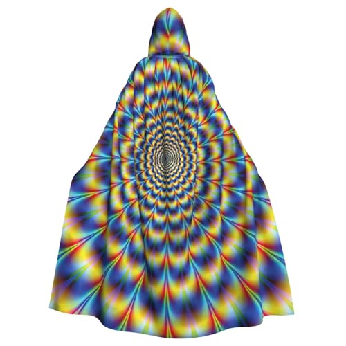 ASSORT Spiral Optical Illusion Gif Uni Erwachsene Umhang Kapuzenumhang Hexenmantel für Halloween, Cosplay und Vampirparty ASSORT Spiral Optical Illusion Gif Uni Erwachsene Umhang Kapuzenumhang Hexenmantel für Halloween, Cosplay und Vampirparty von ASSORT