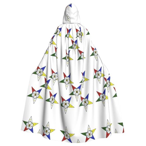 ASSORT Stars Eastern Stars Uni Erwachsene Umhang Kapuzenumhang Hexe Robe für Halloween, Cosplay und Vampirparty von ASSORT