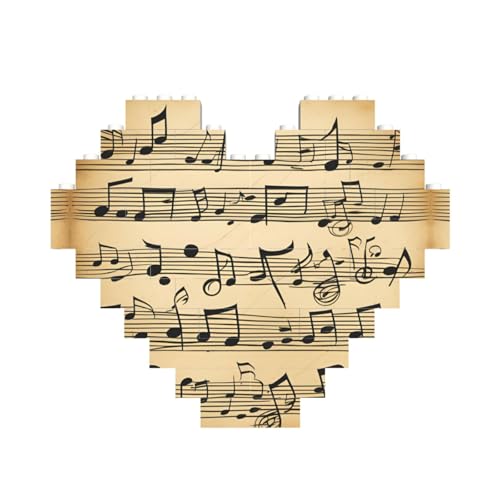 Puzzle aus Bausteinen in Herzform, personalisierte Geschenke zum Valentinstag von ASSORT