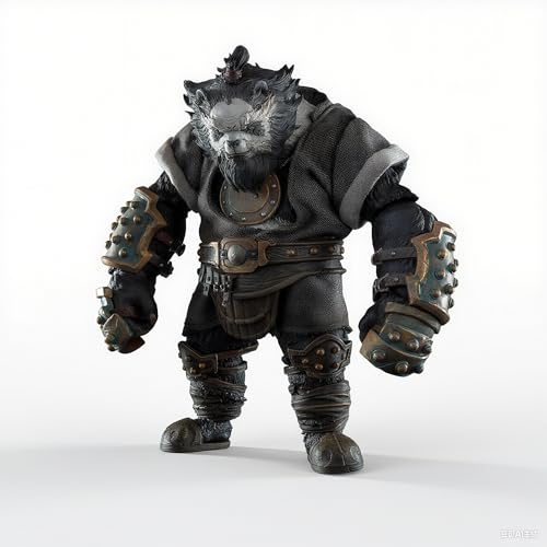 ASTROLLORZ STUDIOZ Panda Brothers Yin und Yang 1/12 Actionfigur Handgefertigte Puppe (Yin und Yang A) von ASTROLLORZ STUDIOZ