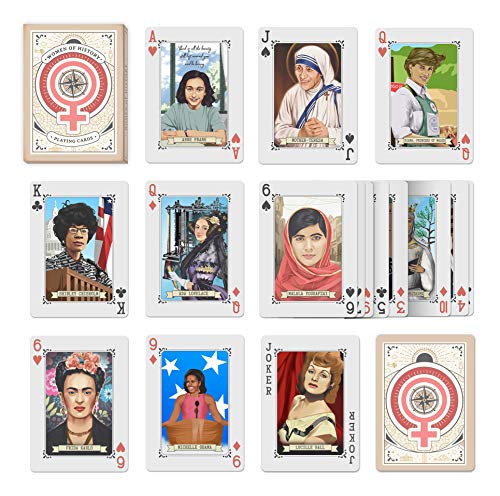 Women Of History Spielkarten Deck Feminine Empowerment Geschenk Spiele Poker Damen von ASVP Shop