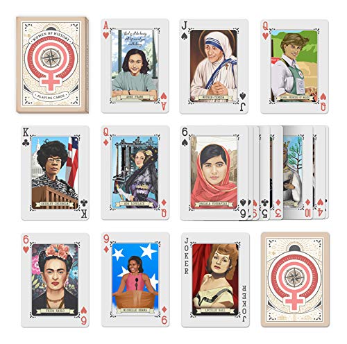 ASVP Shop Women Of History Spielkarten Deck Feminine Empowerment Geschenk Spiele Poker Damen von ASVP Shop