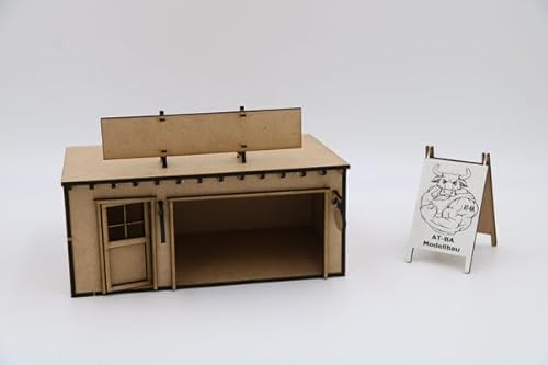AT-BA Modellbau Slotcar-Haus, Maßstab 1:32, 200 x 88 x 142 mm, Rennbahn, Erwachsene Hobbyisten, Unisex AT-BA Modellbau Slotcar-Haus, Maßstab 1:32, 200 x 88 x 142 mm, Rennbahn, Erwachsene Hobbyisten, Unisex von AT-BA Modellbau
