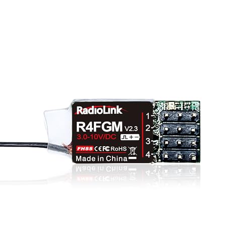 Radiolink R4FGM V2.1 2.4Ghz 4 Kanäle RC Gyro Empfänger für Mini RC Cars 400m Long Range Control for RC Remote Controller RC8X/RC6GS V3/RC4GS V3 Radiolink R4FGM V2.1 2.4Ghz 4 Kanäle RC Gyro Empfänger für Mini RC Cars 400m Long Range Control for RC Remote Controller RC8X/RC6GS V3/RC4GS V3 von ATA HOBBY