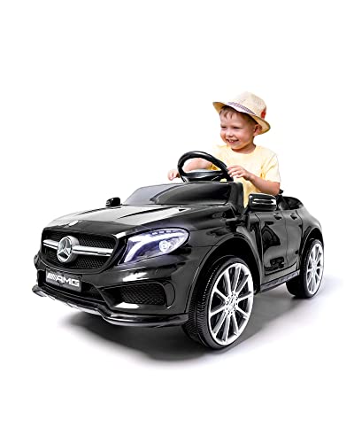 ATAA Mercedes GLA - Schwarz - Elektroauto für Kinder mit 12V Batterie und Fernbedienung von ATAA