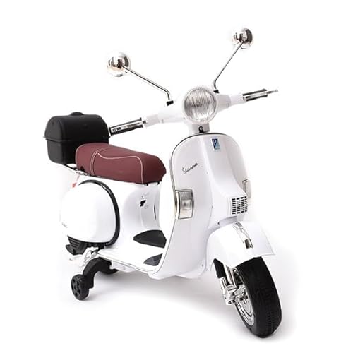 ATAA CARS Vespa Klassiker mit offizieller PX 150 Piaggio Lizenz - Weiß - Elektromotorrad für Kinder mit 12V Batterie ATAA CARS Vespa Klassiker mit offizieller PX 150 Piaggio Lizenz - Weiß - Elektromotorrad für Kinder mit 12V Batterie von ATAA