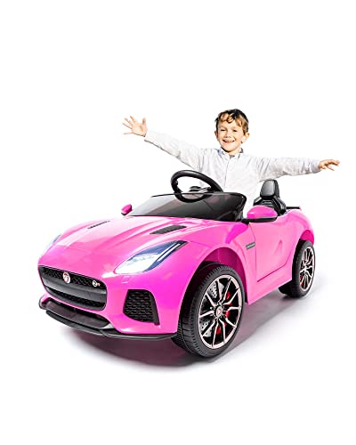 Ataa Jaguar 12V - Pink - Elektro-Auto für Mädchen und Jungen mit 12V Batterie und Fernbedienung von ATAA