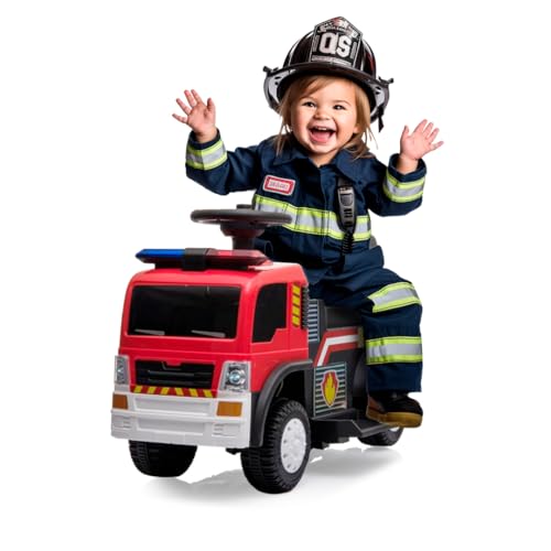 ATAA Mini Feuerwehrauto für Mädchen und Jungen - 6V Batterie und vielen Extras von ATAA