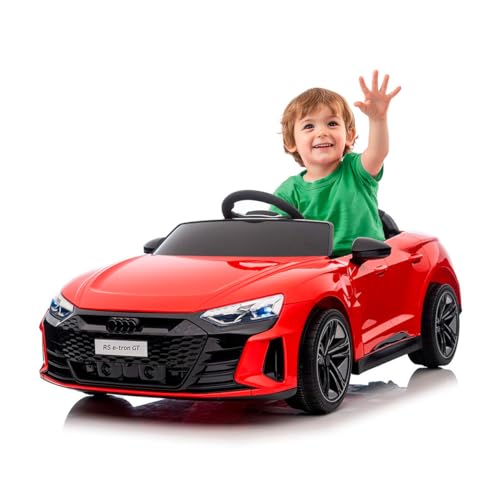 Audi RS E-Tron GT 12v - Rot - Elektro-Auto für Kinder 12V Batterie und Fernbedienung für Mädchen und Jungen mit schönem Sportdesign und vielen Extras Audi RS E-Tron GT 12v - Rot - Elektro-Auto für Kinder 12V Batterie und Fernbedienung für Mädchen und Jungen mit schönem Sportdesign und vielen Extras von ATAA