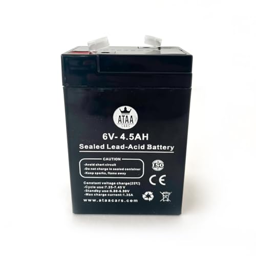 Batterie für Auto und Motorrad 6v 12v 24v - 6 Volt 4.6 Ampere Batterie für Auto und Motorrad 6v 12v 24v - 6 Volt 4.6 Ampere von ATAA