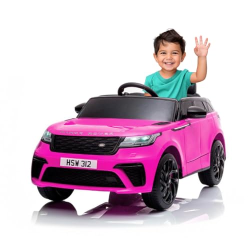 Land Rover Range Rover VELAR 12V - Pink - Elektro-Auto für Mädchen und Jungen mit 12V Batterie und Fernbedienung von ATAA
