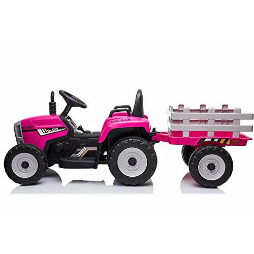 ATAA Traktor Ceres mit Anhänger - Pink - Elektro-Auto für Mädchen und Jungen mit 12V Batterie und Fernbedienung ATAA Traktor Ceres mit Anhänger - Pink - Elektro-Auto für Mädchen und Jungen mit 12V Batterie und Fernbedienung von ATAA