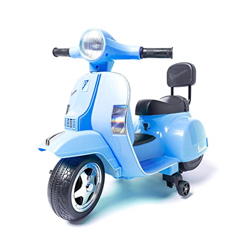 Vespa Klassik PX150 Mini Offiziell- Blau - Elektro-Motorrad für Kinder mit 6V Batterie Vespa Klassik PX150 Mini Offiziell- Blau - Elektro-Motorrad für Kinder mit 6V Batterie von ATAA