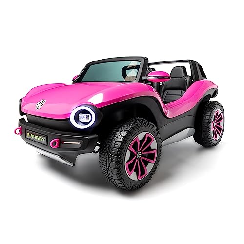 ATAA Volkswagen E-Buggy Doppeltsitzplatz -Pink,12V,Elektro-Auto für Kinder mit Fernbedienung,mit 2 Sitzplätzen,Federung an Allen 4 Rädern und Kunstledersitze ATAA Volkswagen E-Buggy Doppeltsitzplatz -Pink,12V,Elektro-Auto für Kinder mit Fernbedienung,mit 2 Sitzplätzen,Federung an Allen 4 Rädern und Kunstledersitze von ATAA