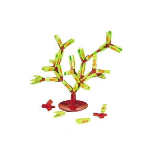 ATC Handels GmbH Klammer Bäume - Lernspiel für Kinder zur Entwicklung der Feinmotorik und Kreativität, ideal für die Vorbereitung auf Schreiben und Malen (Wald) von ATC Handels GmbH