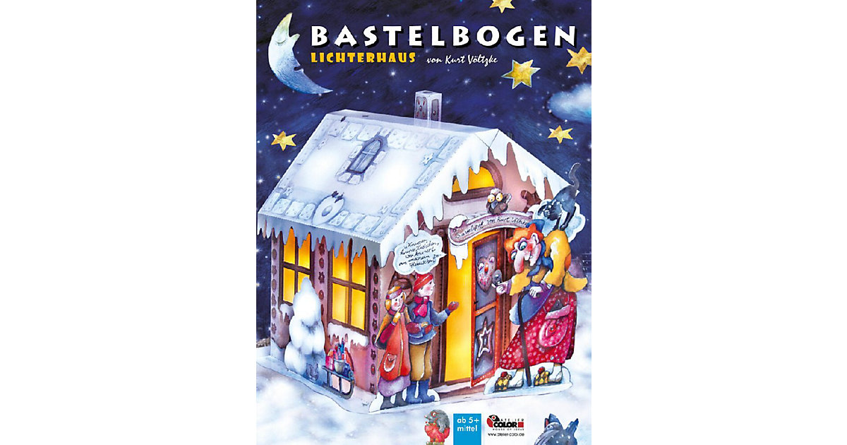 Buch - Lichterhaus Bastelbogen Buch - Lichterhaus Bastelbogen von ATELIER COLOR House of Ideas