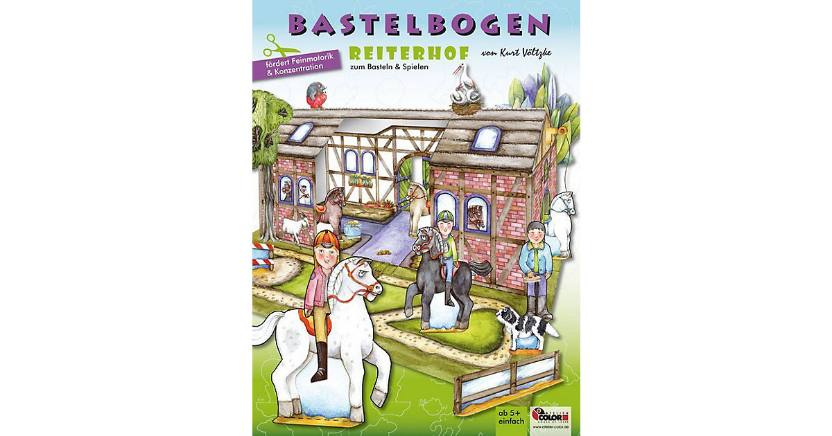 Buch - Reiterhof Bastelbogen Buch - Reiterhof Bastelbogen von ATELIER COLOR House of Ideas