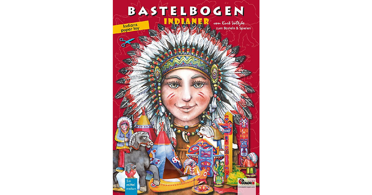 Indianer Bastelbogen Indianer Bastelbogen von ATELIER COLOR House of Ideas