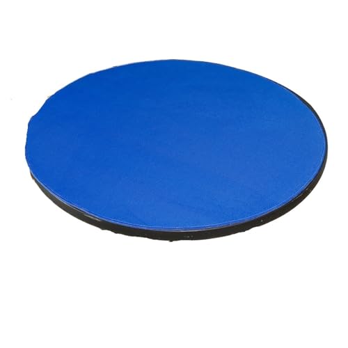 Mahjong Matte Runde Abdeckung Poker Tisch Matte Mahjong Tischdecke Verdickt Antiskid Pad Lärm Tischdecken Spiel Beständig Gummi Spielmatte(Blue,Diameter 100cm) von ATEUXOL