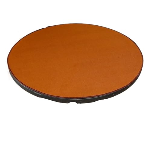 Mahjong Matte Runde Abdeckung Poker Tisch Matte Mahjong Tischdecke Verdickt Antiskid Pad Lärm Tischdecken Spiel Beständig Gummi Spielmatte(Brown,Diameter 120cm) von ATEUXOL