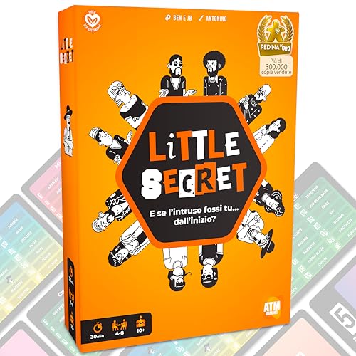 ATM Gaming Little Secret - Italienisch - Spiele-Spiele - Bluff-Spiel, creatività e di sospetto - Dite gioco da tavolo per bambini e adulti - 10 + Anni - Giochi di Società ATM Gaming Little Secret - Italienisch - Spiele-Spiele - Bluff-Spiel, creatività e di sospetto - Dite gioco da tavolo per bambini e adulti - 10 + Anni - Giochi di Società von ATM Gaming