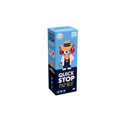 ATM Gaming QuickStop - Das Buchstaben-Duell - Familien-Edition - Kartenspiel für Kinder und Erwachsene - Schnell und Verrückt - 2 bis 7 Spieler - Kartenspiel ab 10 Jahren - Familienspiel ATM Gaming QuickStop - Das Buchstaben-Duell - Familien-Edition - Kartenspiel für Kinder und Erwachsene - Schnell und Verrückt - 2 bis 7 Spieler - Kartenspiel ab 10 Jahren - Familienspiel von ATM Gaming