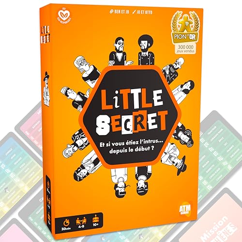 JUDUKU Little Secret – Großer Preis des Spielzeugs 2022 – Gesellschaftsspiele – Bluff-Spiel, Atmosphäre und Kreativität – Kartenspiel – neu – von den Autoren von Juduka, OSMOOZ und ohne Gnade von ATM Gaming