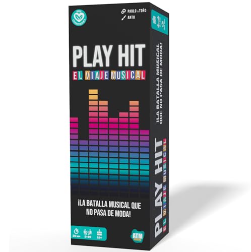 Play Hit Brettspiele für Erwachsene, lustig und dynamisch, Musik auf Spanisch, Spaß mit Freunden und Familie, originelles Geschenk für Männer und Frauen von ATM Gaming