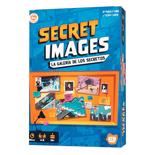 Secret Images – Brettspiele mit Abzug und Mysterium – Spaß mit Freunden und Familie – Bilderspiel und Geheimnisse – originelles Geschenk von ATM Gaming
