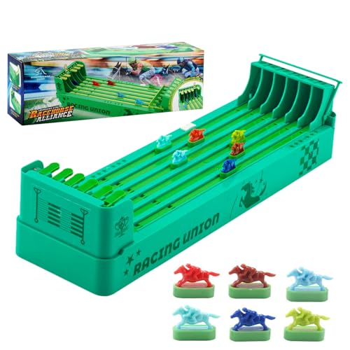 ATMWM Pferderennen Spiel Elektrisch, Horse Racing Board Game,Tischspiele Pferde Spiele, Tabletop Pferderennen Spiel für Erwachsene Kinder, für Unterhaltsame Spiele für Familienpartys ATMWM Pferderennen Spiel Elektrisch, Horse Racing Board Game,Tischspiele Pferde Spiele, Tabletop Pferderennen Spiel für Erwachsene Kinder, für Unterhaltsame Spiele für Familienpartys von ATMWM